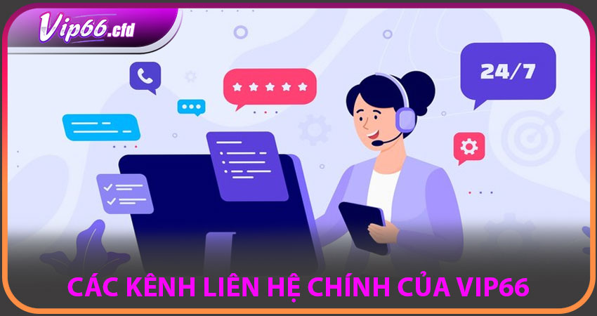 Các kênh liên hệ chính của VIP66